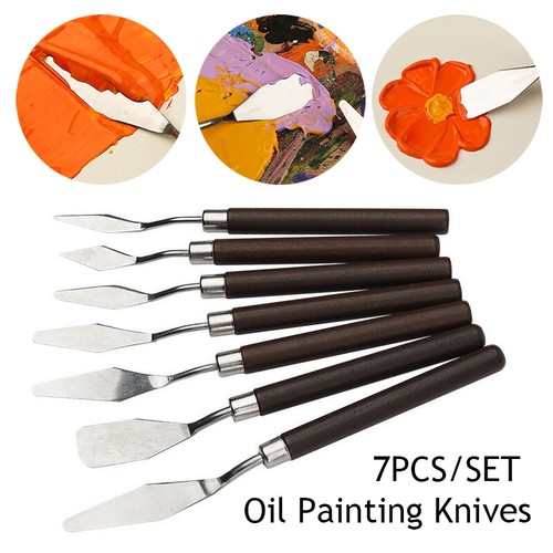 7pcs stainless palette - 7pcs,