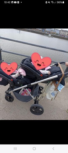 Double pram for - double,