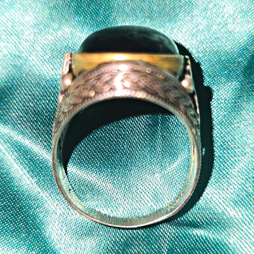 Men silver plated - silver, signet