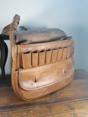 Vintage leather cartridge bag - vintage,