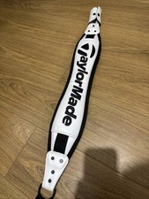 TaylorMade Golf Cart / Tour Staff Bag Shoulder Strap, White/Black,heavy duty,VGC