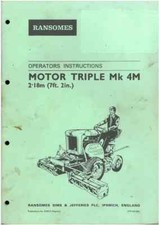 Ransomes Grass Cutting Machine