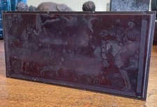 Printing Block Hunting Scene