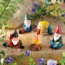 5-Piece Yoga Gnomes Garden