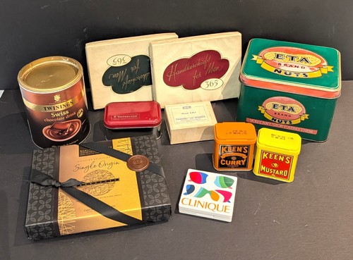 Tins and boxes vintage - , etc