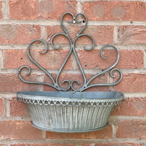 Wall planters for garden - planters, metal
