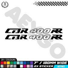 2x HONDA CBR 400RR Vinyl Decal Stickers Bike Motorbike Motorcycle Sticker Mod
