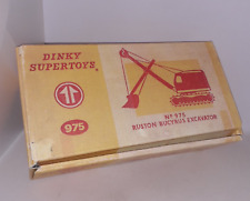 Dinky Supertoys 975 Ruston Bucyrus Constuction Excavator Large Reproduction Box