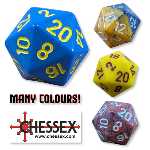 Chessex d20 dice - d20, twenty-sided