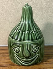 Sylvac Cucumber Face Pot 4565 Vintage Retro 60’s/70’s Collectable
