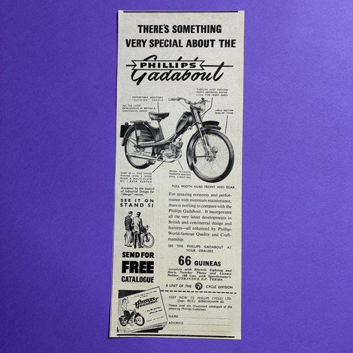 Phillips gadabout autocycle - phillips,