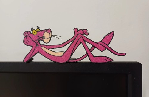 Pink panther monitor display - pink,