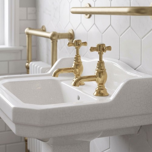 Nuie beaumont basin taps pair - basin,