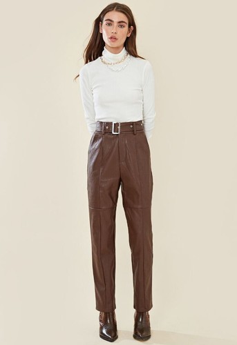 Womens faux leather - leather, high