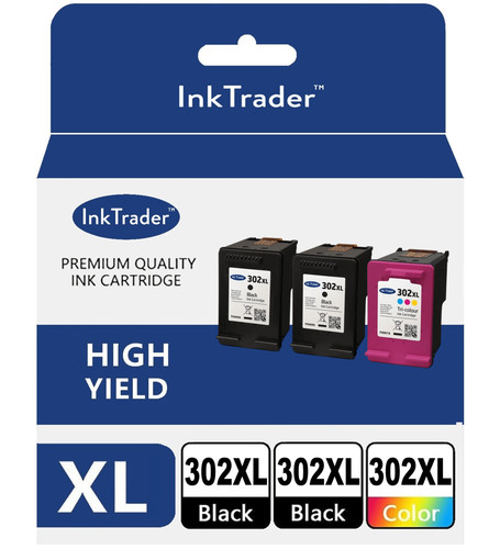 Refilled 302xl black - black, /