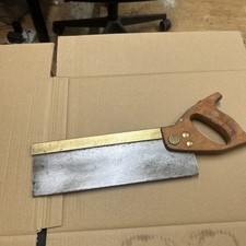 Vintage Spear & Jackson brass backed 12” 15 tpi Tenon Saw 