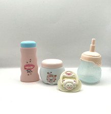 Vintage Baby Annabella accessories powder & cream bottle Dummy & baby bottle