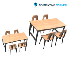 CANTEEN TABLE WITH CHAIRS