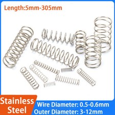 Compression Springs Wire Dia 0.5mm-0.6mm Stainless Steel Small Pressure Spring