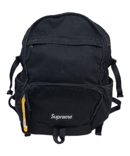 Supreme denim backpack black - supreme,