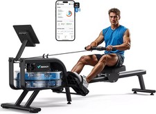 MERACH R10 Water Rowing Machine for Home Gym Fitness with 6 Levels of Resistance