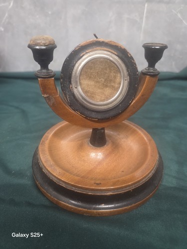 Antique 19thc wooden pocket - antique,