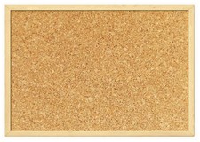 NATURAL CORK PIN NOTICE BOARD - OFFICE MEMO SCHOOL WITH FREE  PUSH PIN BOARD
