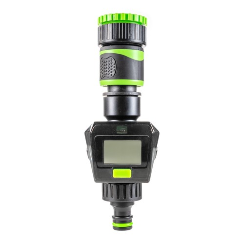 Water flow meter green - water,