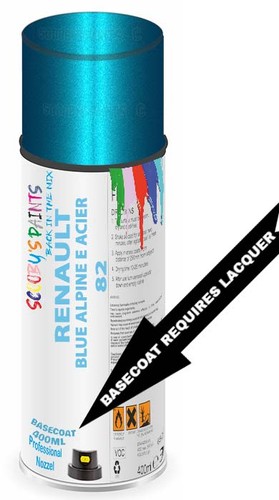 Aerosol paint renault blue - aerosol,