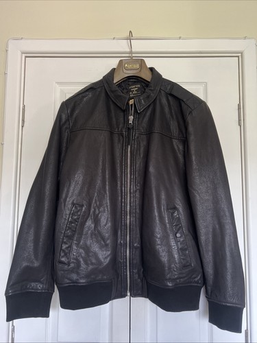 Super dry leather bomber - leather,