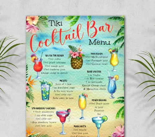 Tiki tropical cocktail bar - tropical,