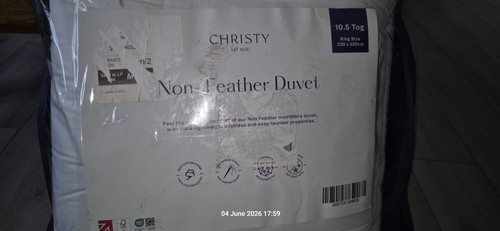 Christy duvet 5tog king non - duvet,