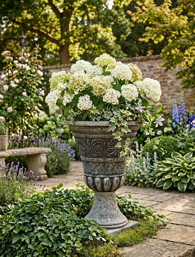 Stone effect urn planter - urn,
