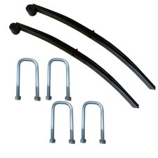 2x Ifor Williams Style Double Twin Trailer Leaf Spring & Bush C90004 c/w Ubolts