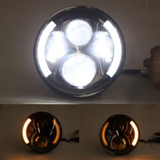 7" LED H4 Headlight Turn