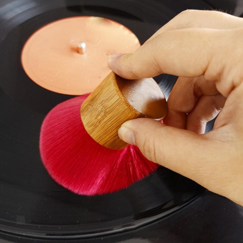 Vinyl record cleaner - record, brush