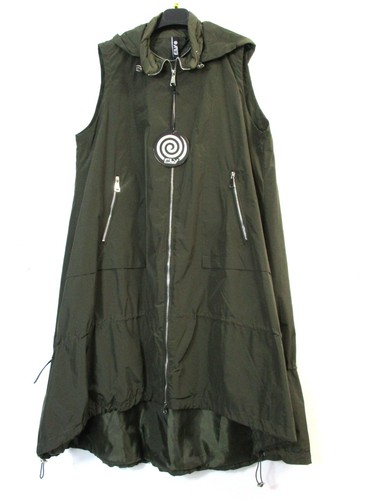 Lagenlook zip long hooded - zip,