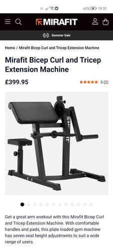 Plate loaded bicep - loaded, preacher