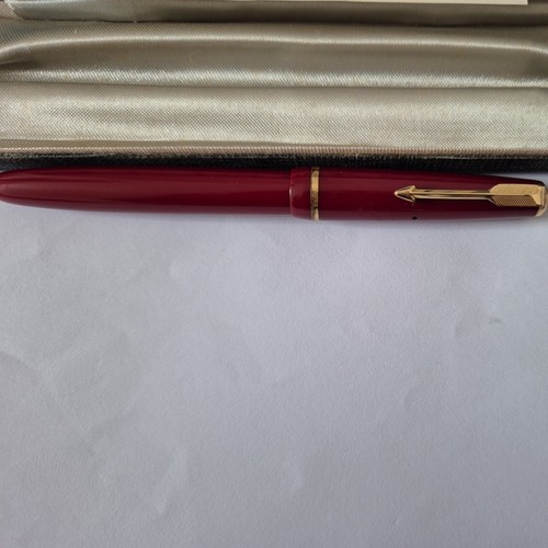Parker duofold with 14k 25 - 14k, no.25