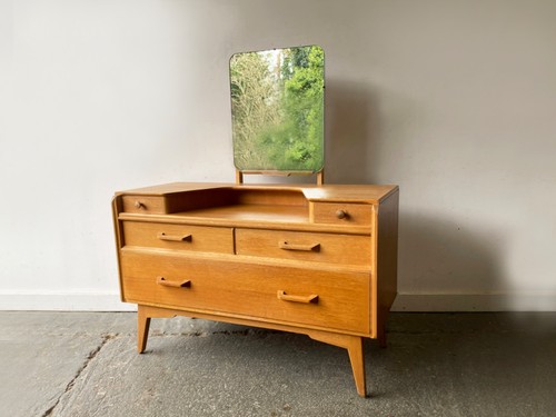 Mid century 1950s oak - mid-century, dressing