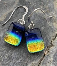 Dichroic Glass Earrings