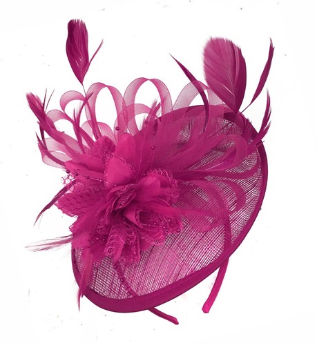 Sinamay saucer disc wedding - sinamay,