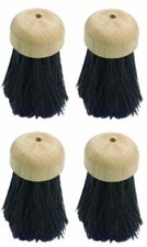 PACK OF 4 ROUND WOODEN