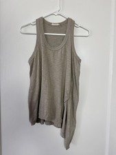 Lush Gray Racerback Tank with