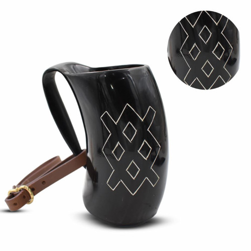 Medieval warrior horn viking - medieval,