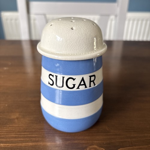 Green cornishware sugar - green,