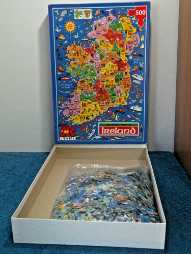 Ireland puzzles map 500 - map,