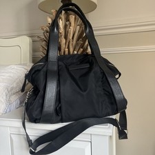 Storksak Bugaboo  Black leather strap  Luxury Baby Changing Bag great condition 