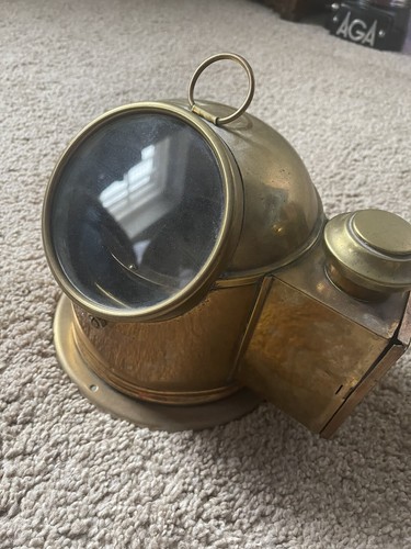 Vintage brass genuine ship - genuine,