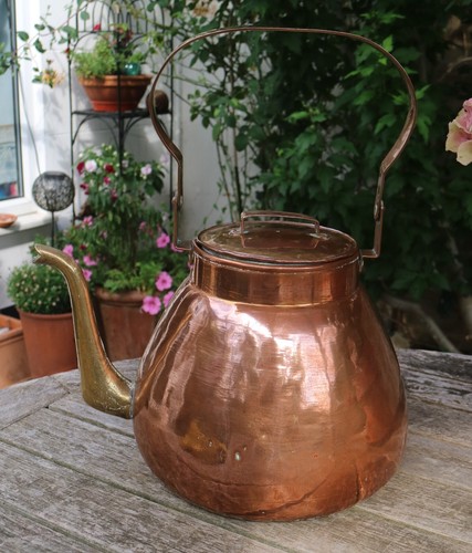Antique large french copper - antique,